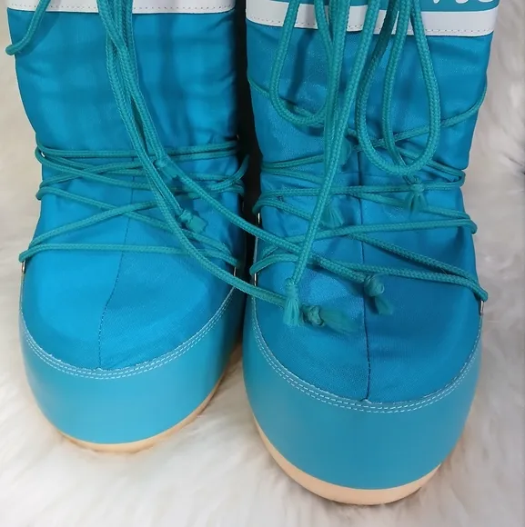 Moon Boot Turquoise Snow Boots
