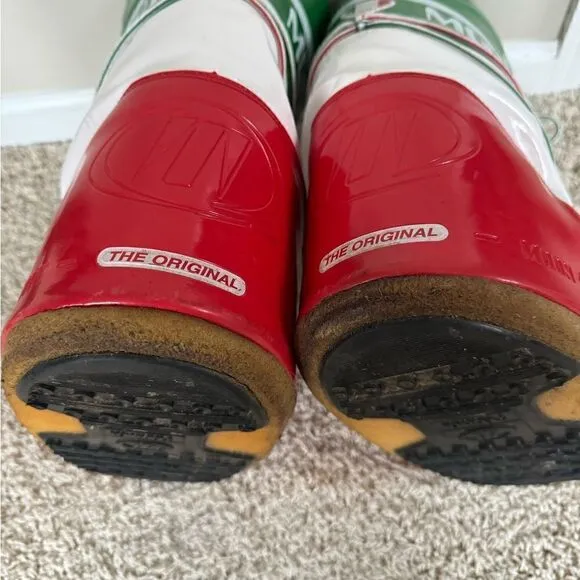 Moon Boots Women’s Size 10 42/44 Italy Flag Colors Limited Edition