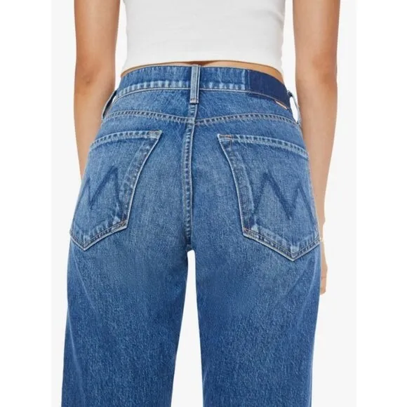 💕MOTHER SUPERIOR The Hot Rod Hover Jeans ~ No Shirt No Shoes No Service 28 NWOT