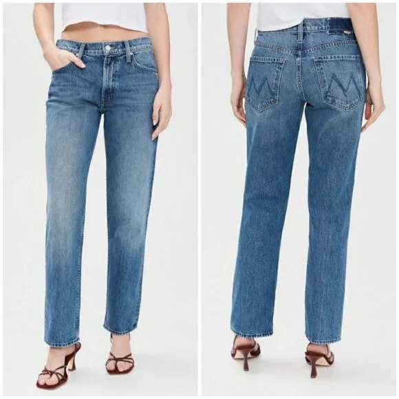 💕MOTHER SUPERIOR The Hot Rod Hover Jeans ~ No Shirt No Shoes No Service 28 NWOT