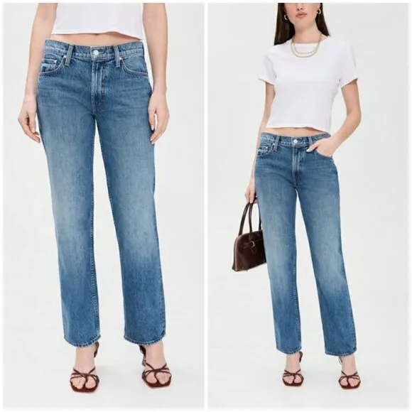 💕MOTHER SUPERIOR The Hot Rod Hover Jeans ~ No Shirt No Shoes No Service 28 NWOT