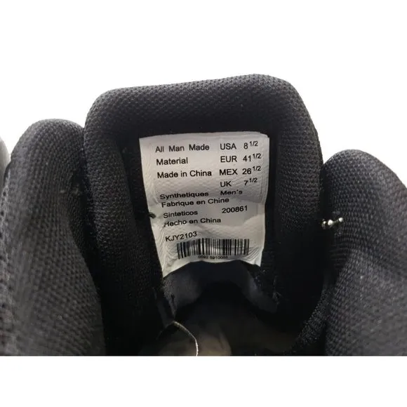 Mov-Tec Mens Shoes Sneakers Steel Toe Workwear Lace Up Ankle Support Black 8.5