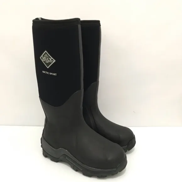 Muck Boot Arctic Sport Black Boots Women’s Size 6