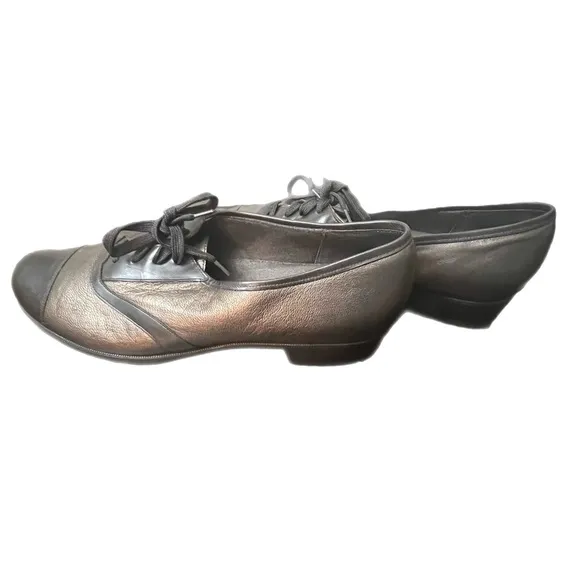 Munro American Ascot Bronze Leather Shoes Sz 14