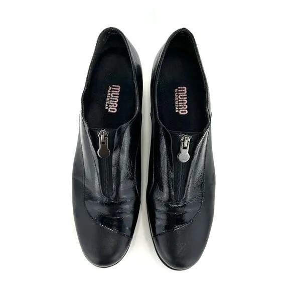 MUNRO &quot;Proper Size🦶Perfect Fit&quot; BLACK LEATHER WEDGE PLATFORM PUMPS/SHOES