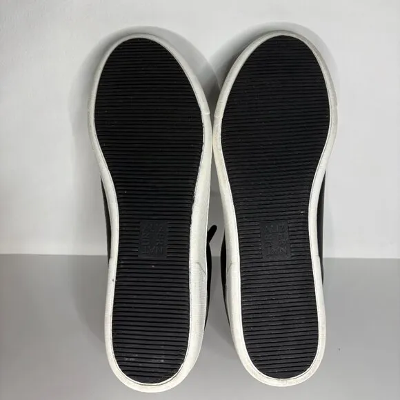 Naturalizer Leather Sneaker Size 10 Black Lace Up Macayla Casual Shoes