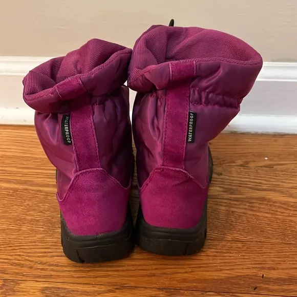 Naturino Girl’s Purple Snow Boots Size 31