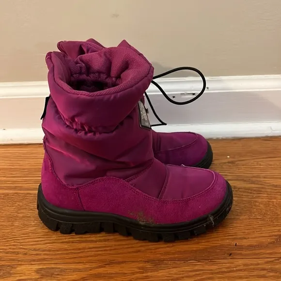 Naturino Girl’s Purple Snow Boots Size 31