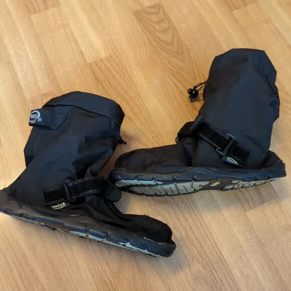 Neos Villager Overshoes Small Black Waterproof VIS1 Snow Rain Shoe