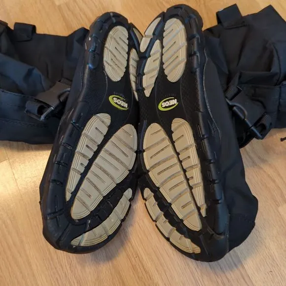 Neos Villager Overshoes Small Black Waterproof VIS1 Snow Rain Shoe