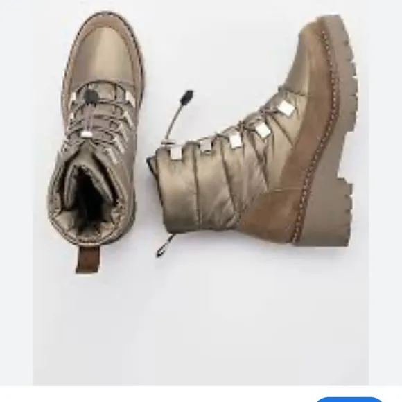 NEW $150 Blondo Dapper waterproof lace up winter rain snow boots women sz 7.5