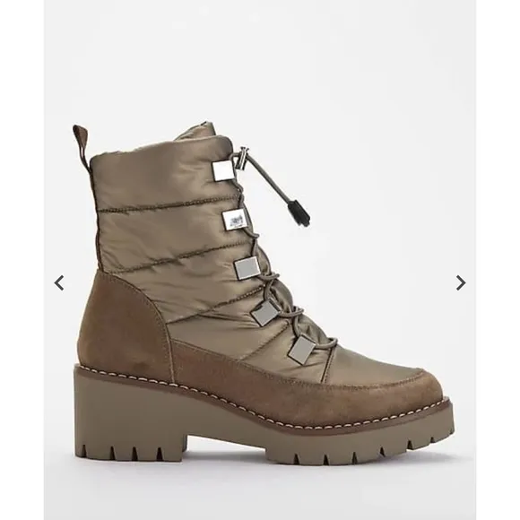 NEW $150 Blondo Dapper waterproof lace up winter rain snow boots women sz 7.5