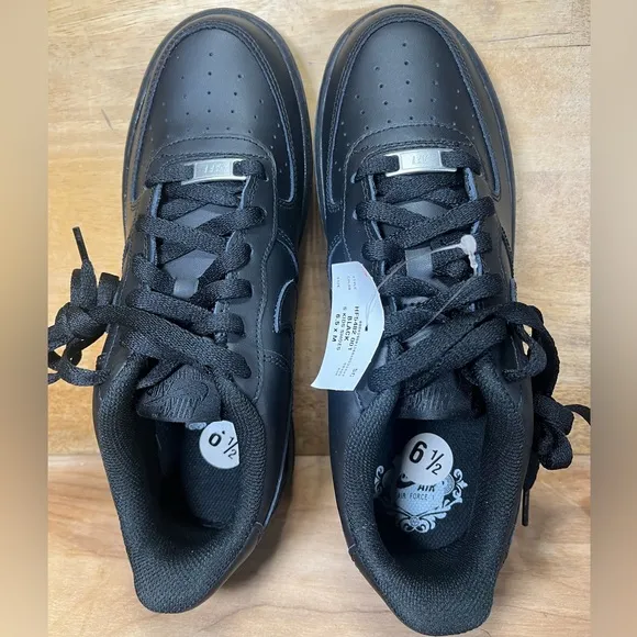 NEW Air Force 1 LE Womens Size 8 (6.5Y) Shoes Sneakers Black FV5951-001