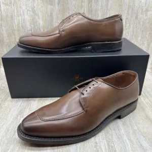 NEW Alan‎ Edmonds Shoes Delray Mens Size 7 MSRP $374.99 Coffee Color Split Toe