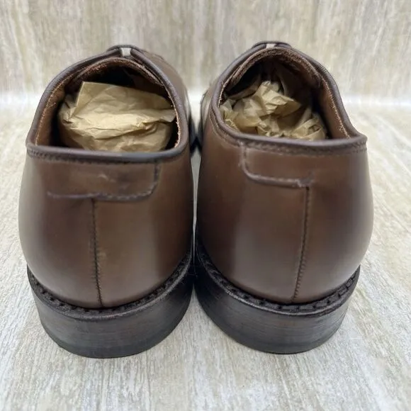 NEW Alan‎ Edmonds Shoes Delray Mens Size 7 MSRP $374.99 Coffee Color Split Toe