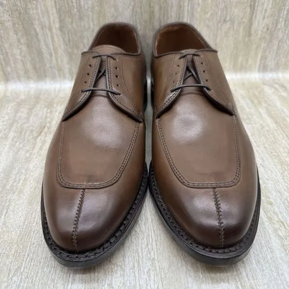 NEW Alan‎ Edmonds Shoes Delray Mens Size 7 MSRP $374.99 Coffee Color Split Toe