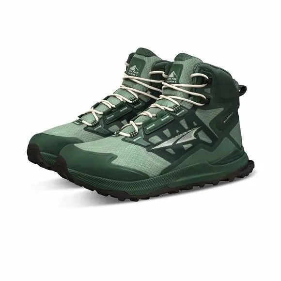 NEW ALTRA women's lone peak all weather mid 2 shoes in green