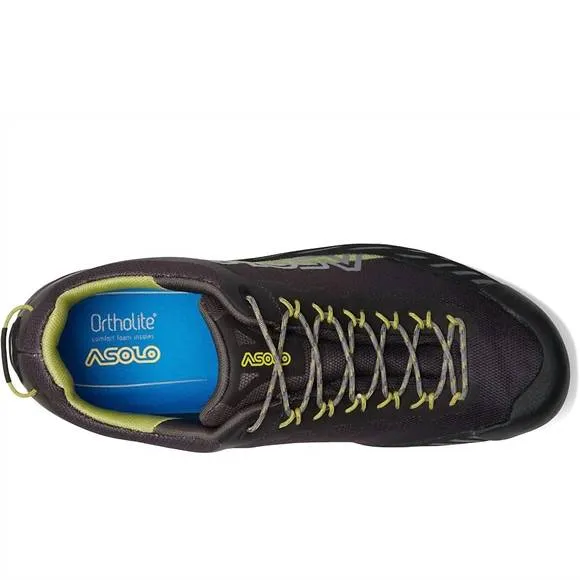 NEW ASOLO men's eldo gv shoes - medium in green oasis/smokey grey