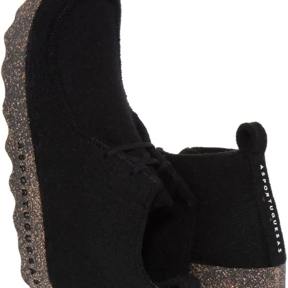 NEW ASPORTUGUESAS Made In Portugal Cody Sneaker Boots Black for women 663tn