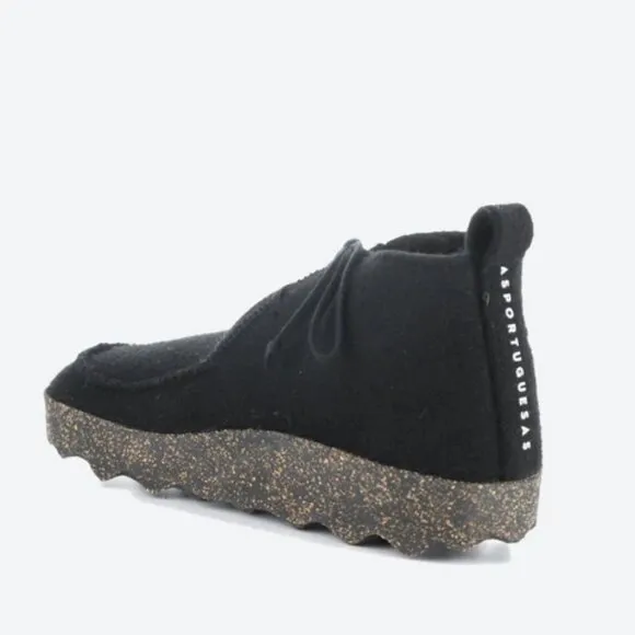 NEW ASPORTUGUESAS Made In Portugal Cody Sneaker Boots Black for women 663tn