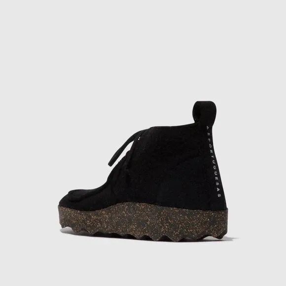 NEW ASPORTUGUESAS Made In Portugal Cody Sneaker Boots Black for women 663tn