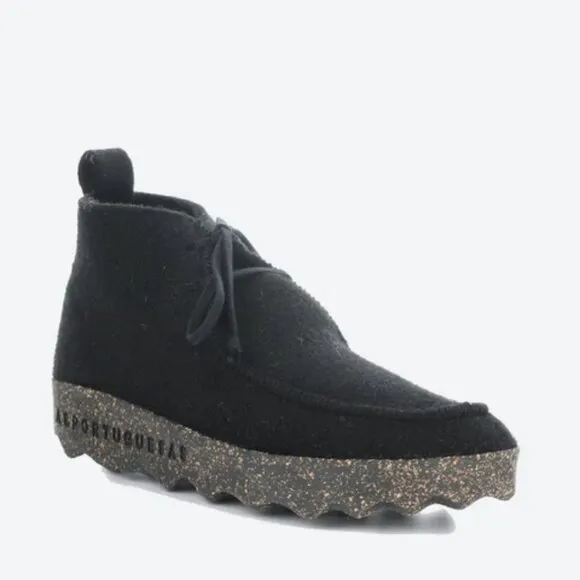 NEW ASPORTUGUESAS Made In Portugal Cody Sneaker Boots Black for women 663tn