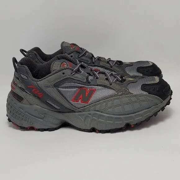 New Balance 704 Mens Dark Gray M704GR Lace Up Round Toe Mid Athletic Shoes 8D