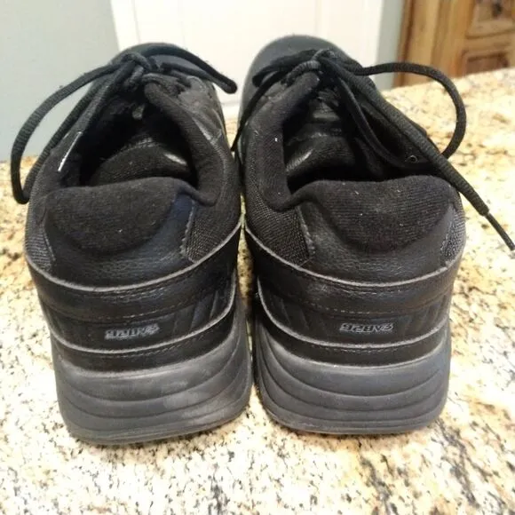 New Balance 928 V3 MW928BK3 Black Leather Casual Shoes Sneakers Men's US 12 EUC