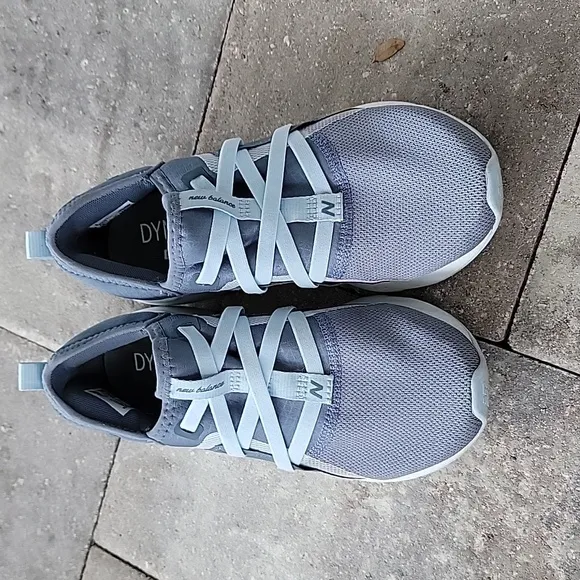 New Balance Beaya Slip On Running Shoes Sz 8 Color Ocean Grey