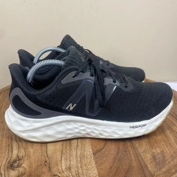 New Balance Fresh Foam Arishi v4 Black Gold Gum Womens Size 7.5 Running Shoes