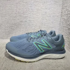 New Balance Fresh Foam M680LL7 Mens Size 11 Ocean Gray Running Sneakers Shoes