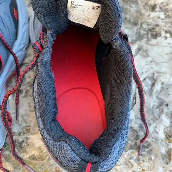 New Balance Lonoke Shoes Gray Red Size 8.5