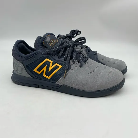 New Balance Men's Audazo V5  Pro Suede Shoes, Gray, Sz 7.5