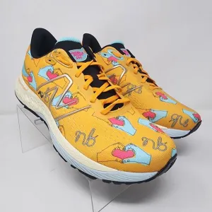 New Balance Running Shoes Mens 10.5 Yellow Fresh Foam 880 Lace Up Logo Sneakers