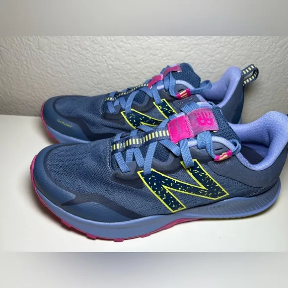 New Balance Womens Dynasoft Nitrel V4 WTNTRCN4 Blue Running Shoes Sneaker Sz 9.5