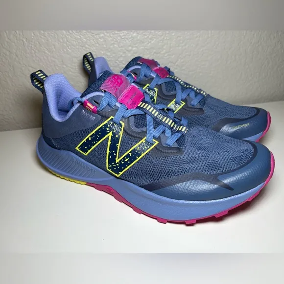 New Balance Womens Dynasoft Nitrel V4 WTNTRCN4 Blue Running Shoes Sneaker Sz 9.5