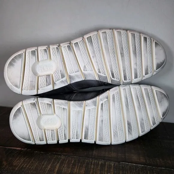 NEW BED STU Cayuga II Mens Size 10 Oxford Sneakers Organic Leather Gray White