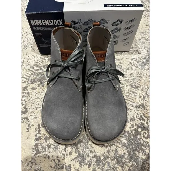 NEW Birkenstock Harris Grey Suede Boots 42