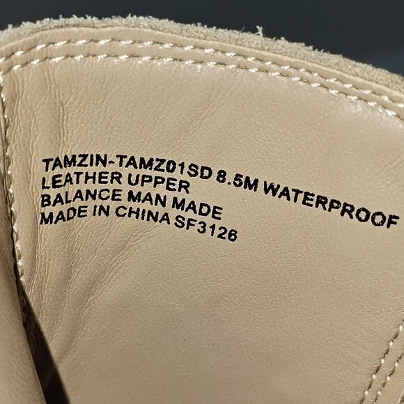 NEW Blondo Tamzin Ankle Boot Waterproof Tan Suede Size 8.5