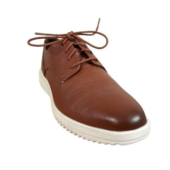 NEW Cole Haan Mens Grand Plus Plain Toe Oxford Shoes Size 8.5 British Tan C36935