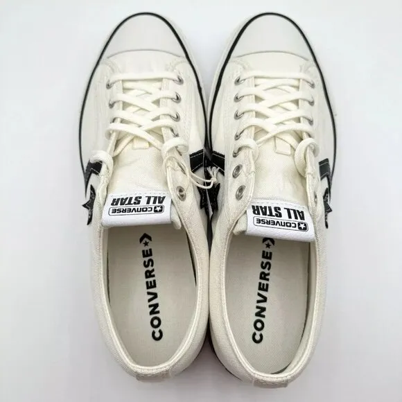 NEW Converse Star Player 76 Ox Unisex Low Shoes Vintage White / Black