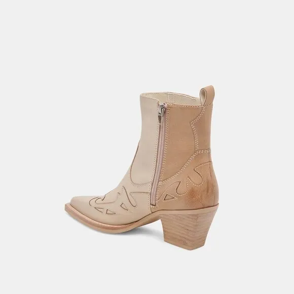 NEW Dolce Vita Renia Ankle Boots - Nubuck  Dune Multi  For Women 252