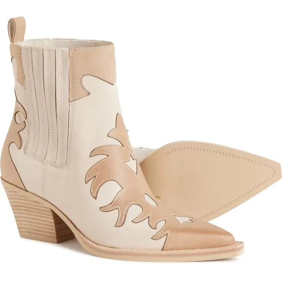NEW Dolce Vita Renia Ankle Boots - Nubuck  Dune Multi  For Women 252