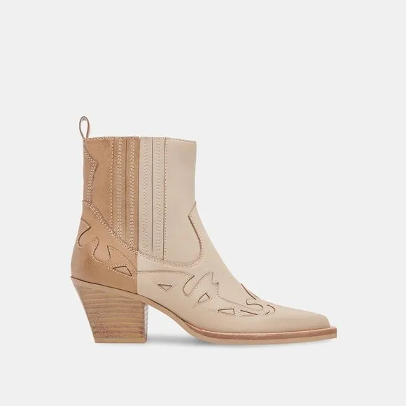 NEW Dolce Vita Renia Ankle Boots - Nubuck  Dune Multi  For Women 252