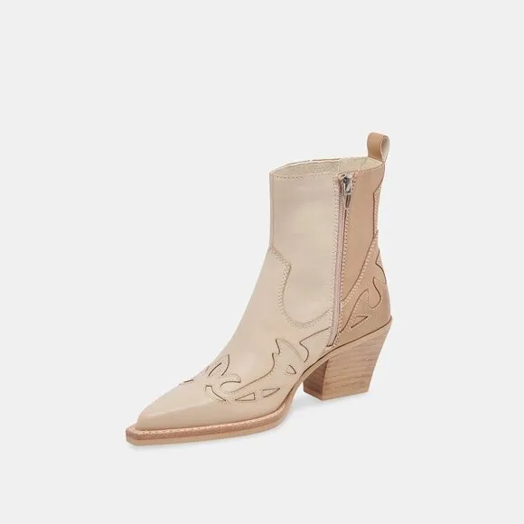NEW Dolce Vita Renia Ankle Boots - Nubuck  Dune Multi  For Women 252