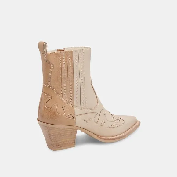 NEW Dolce Vita Renia Ankle Boots - Nubuck  Dune Multi  For Women 252
