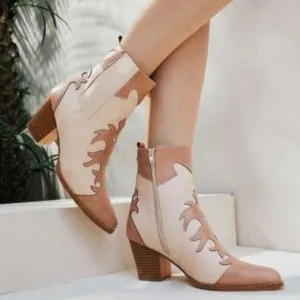 NEW Dolce Vita Renia Ankle Boots - Nubuck  Dune Multi  For Women 252