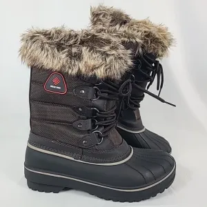 NEW DREAM PAIRS Women DP Canada Snow Boots Warm Fur Lined Waterproof Boots Sz 5