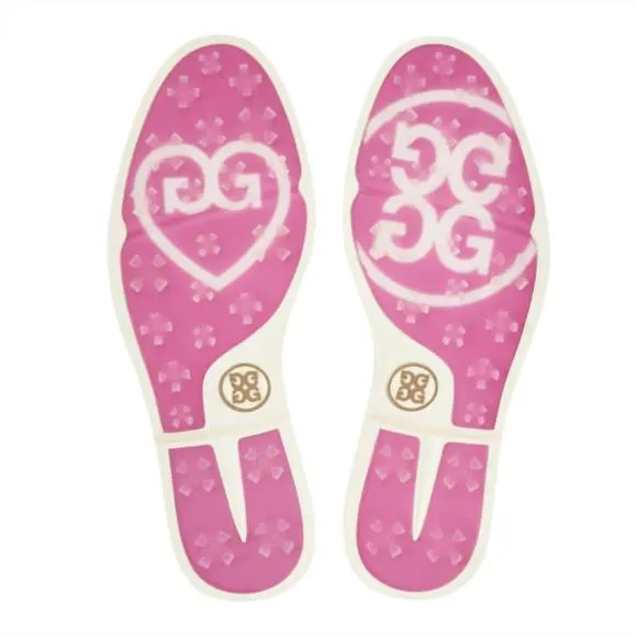 NEW G/FORE women's quilted gallivanter golf shoes in rose gold