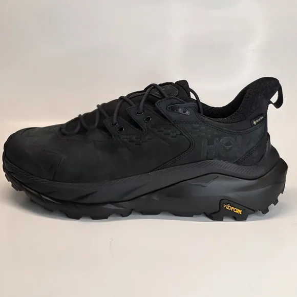 New Hoka One One Kaha 2 Low GTX Hiking Shoes 1123190-BBLC Men's Size 11.5